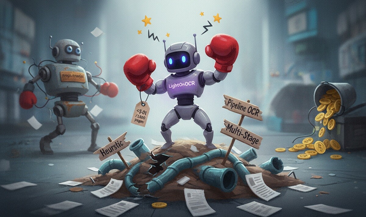 Featured image for lightonocr 1b model dlya opticheskogo raspoznavaniya teksta s rekordnoj skorostyu