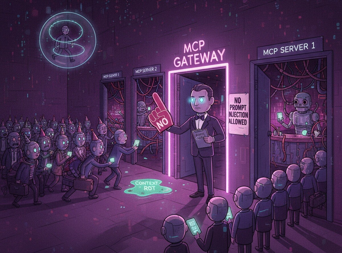 Featured image for mcp gateway kak reshenie problemy kontekstnogo zagryazneniya v ai agentah