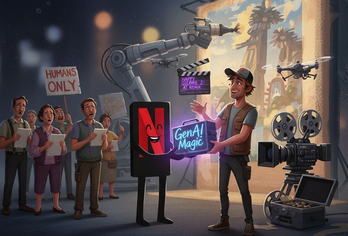 Featured image for netflix delaet stavku na generativnyj ii dlya sozdaniya kontenta
