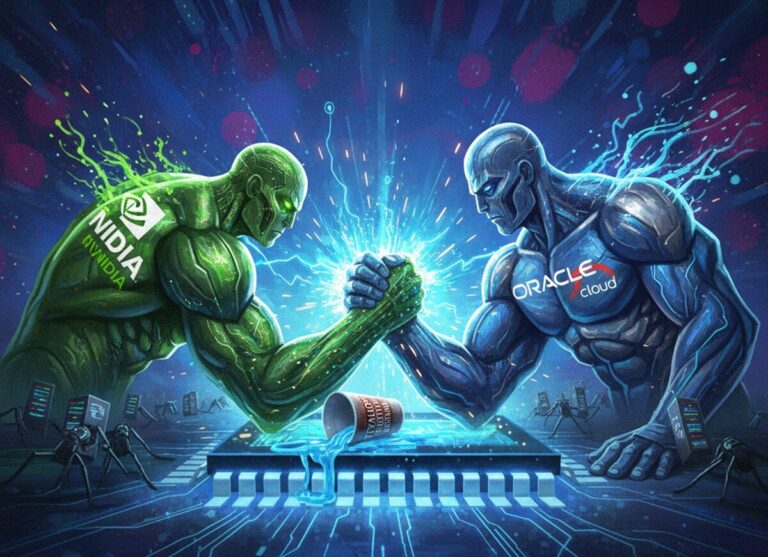 Featured image for nvidia i oracle obedinyayut usiliya dlya uskoreniya obrabotki dannyh dlya ii v korporativnoj srede