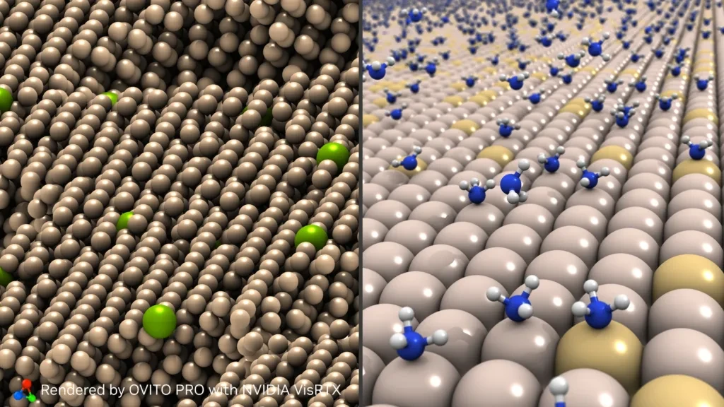 Визуализация молекулярной динамической симуляции