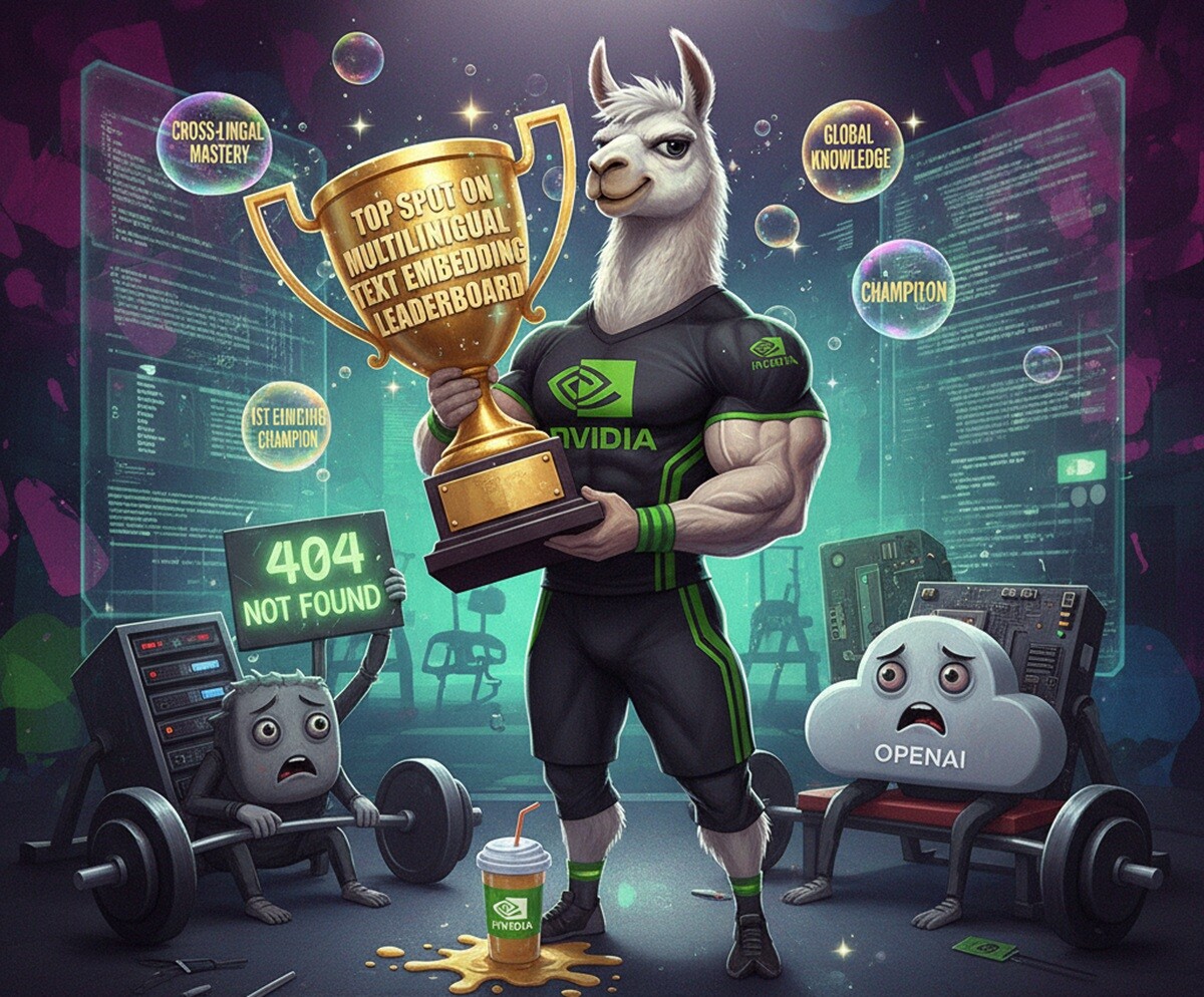 Featured image for nvidia vypuskaet nemotron 8b embed model dlya generatsii vektornyh predstavlenij