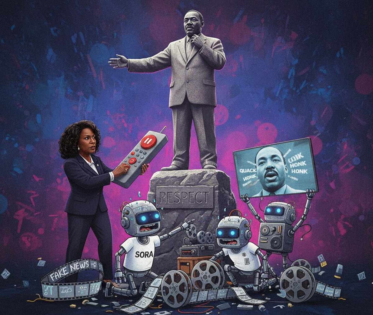 Featured image for openai blokiruet generatsiyu video s martinom lyuterom kingom posle zhalob ego semi