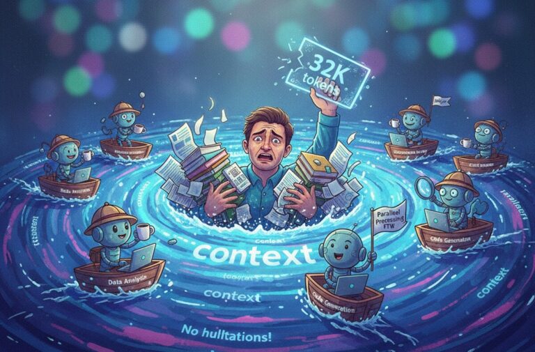 Featured image for parallelnye sub agenty kak reshenie problemy kontekstnogo okna v llm