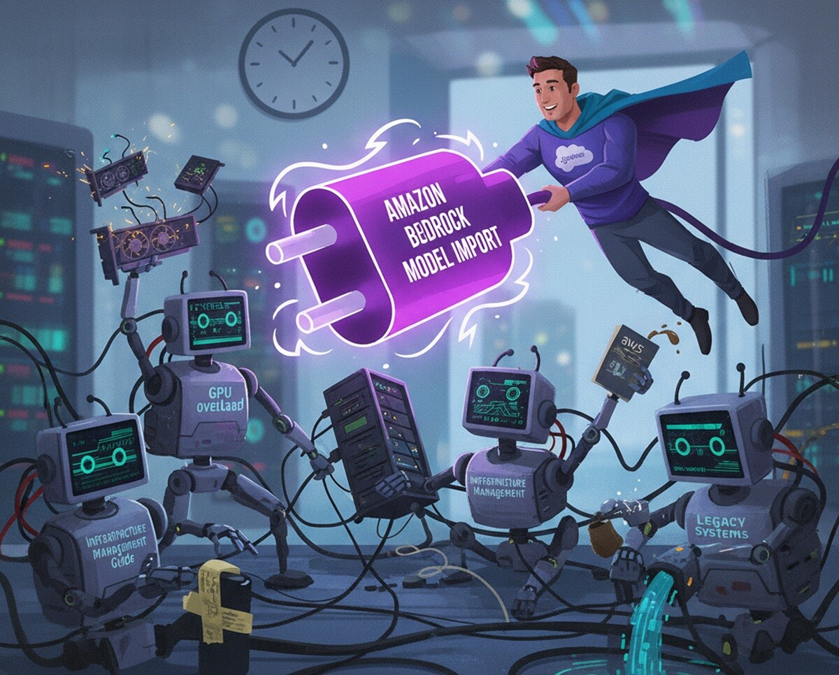 Featured image for salesforce perehodit na servernye llm s amazon bedrock dlya uskoreniya razvertyvaniya modelej