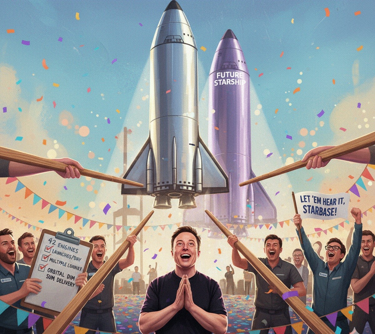 Featured image for spacex vpervye uspeshno posadila starship v okeane posle orbitalnogo poleta