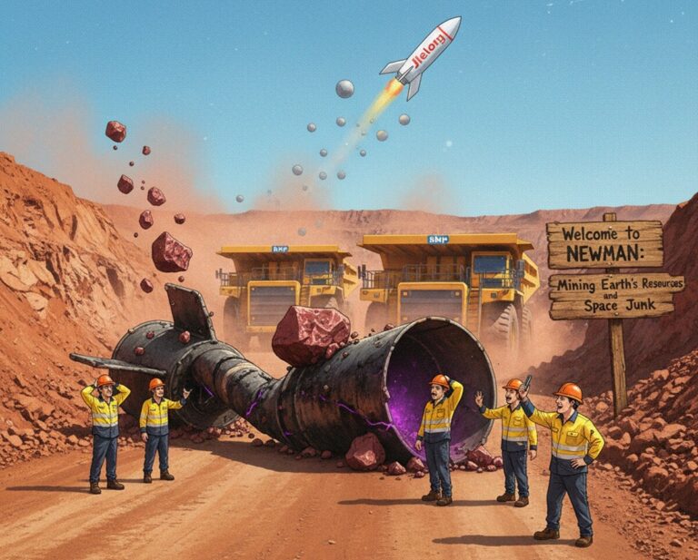 Featured image for v avstralii ryadom s zhelezorudnym rudnikom upali oblomki kitajskoj kosmicheskoj rakety