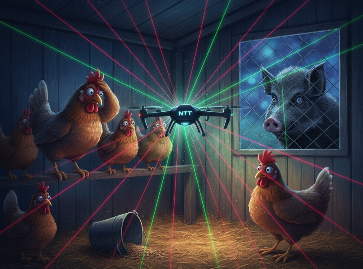Featured image for yaponskie drony s lazerami zashhishhayut kuryatniki ot ptichego grippa