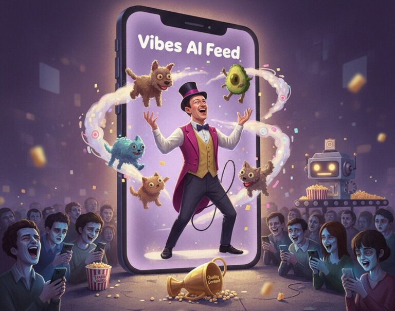 Featured image for zapusk ai video vibes vyzval rezkij rost polzovatelej prilozheniya meta ai