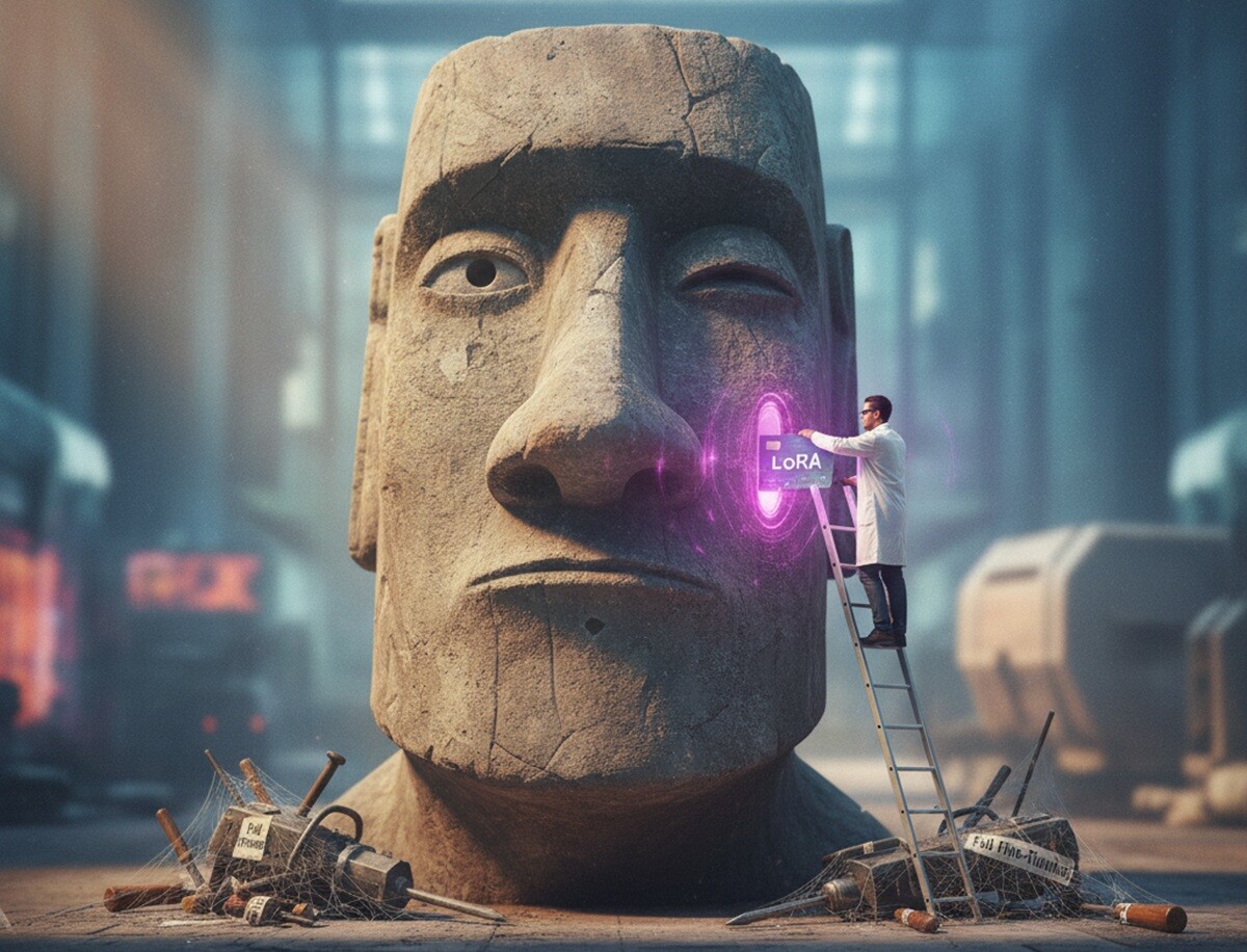 Featured image for effektivnaya tonkaya nastrojka llm kak rabotayut metody peft dlya razrabotchikov