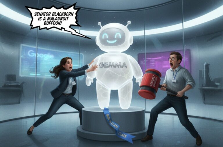 Featured image for google udalila model gemma iz ai studio posle obvinenij senatora v klevete