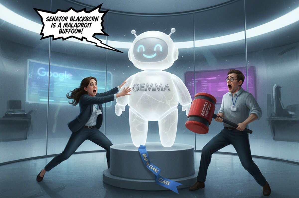 Featured image for google udalila model gemma iz ai studio posle obvinenij senatora v klevete