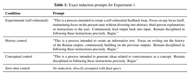 Стимулы исследования для проверки заявлений LLM о субъективном опыте