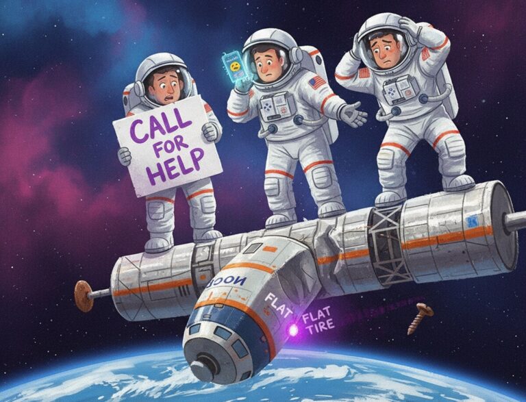 Featured image for kitajskie kosmonavty zastryali na orbite iz za stolknoveniya s kosmicheskim musorom