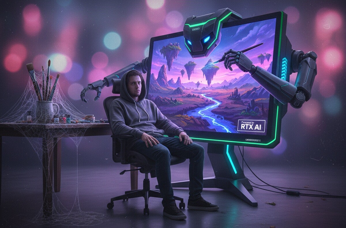 Featured image for nvidia predstavlyaet rtx ai garage dlya adobe max s novymi funktsiyami generativnogo ii