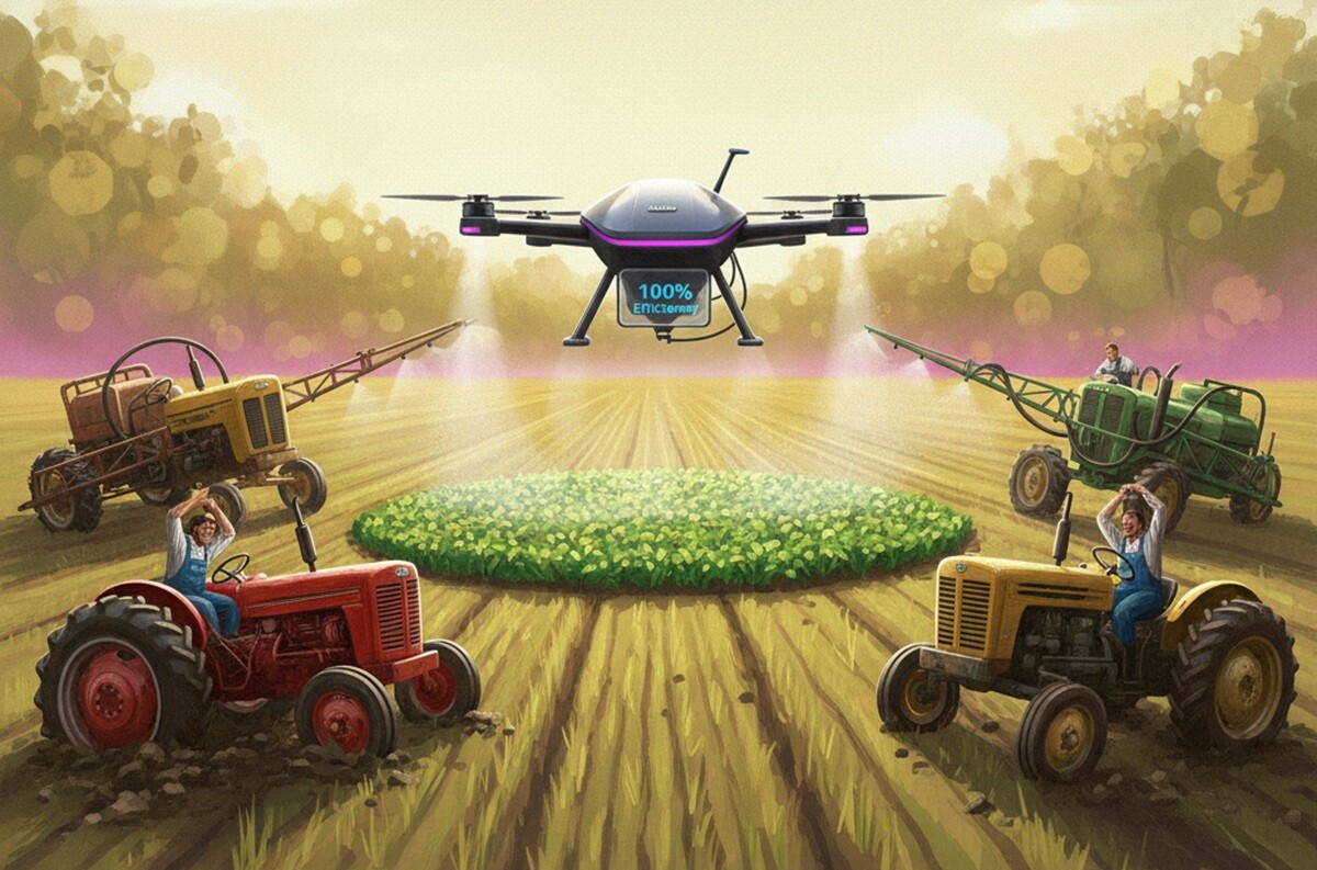 Featured image for sem klyuchevyh preimushhestv selskohozyajstvennyh dronov v 2026 godu