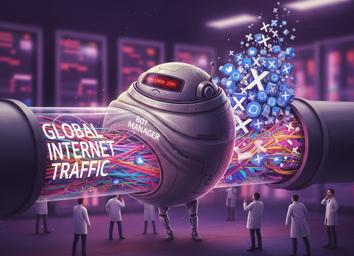 Featured image for vchera iz za oshibki v sisteme upravleniya botami po vsemu miru upala set cloudflare