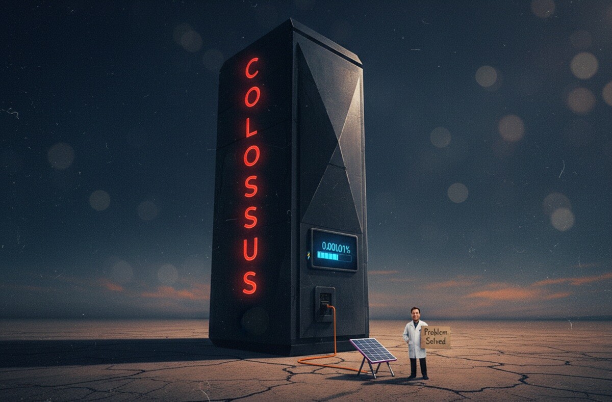 Featured image for xai stroit solnechnuyu elektrostantsiyu ryadom s data tsentrom kotoraya pokroet lish 10 ego potrebleniya