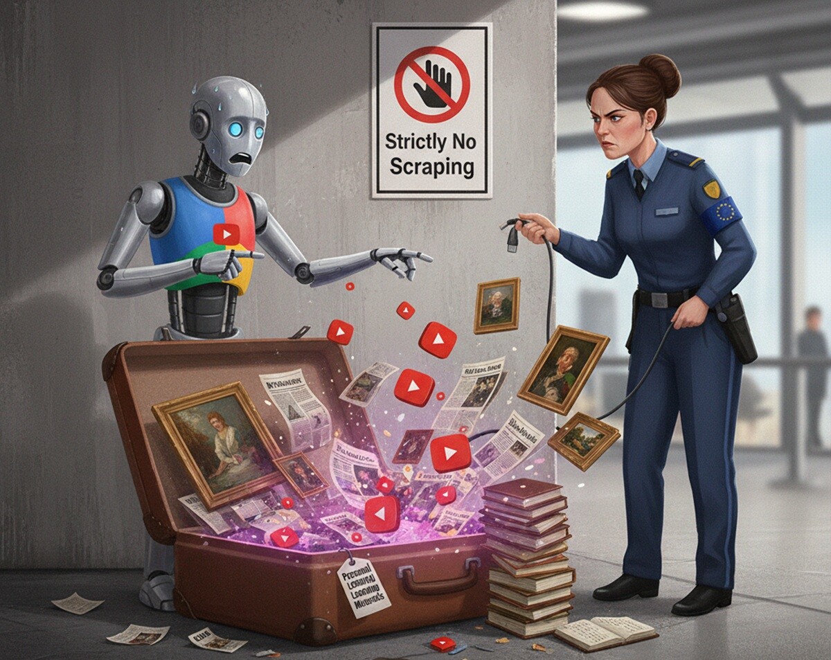 Featured image for evrosoyuz nachal rassledovanie protiv google iz za ispolzovaniya kontenta dlya obucheniya ii