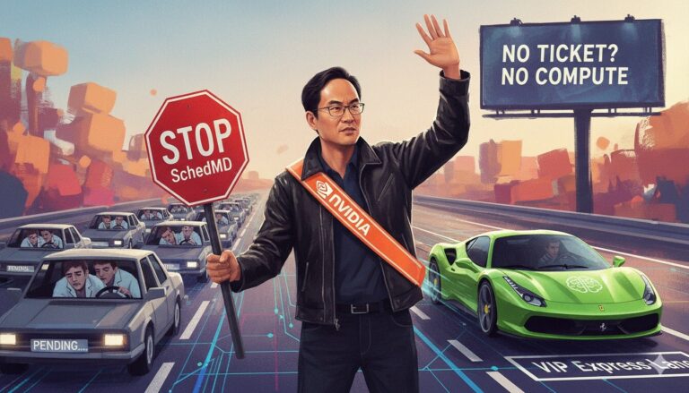 Featured image for nvidia poglotila kompaniyu razrabotchika sistemy upravleniya zadaniyami slurm