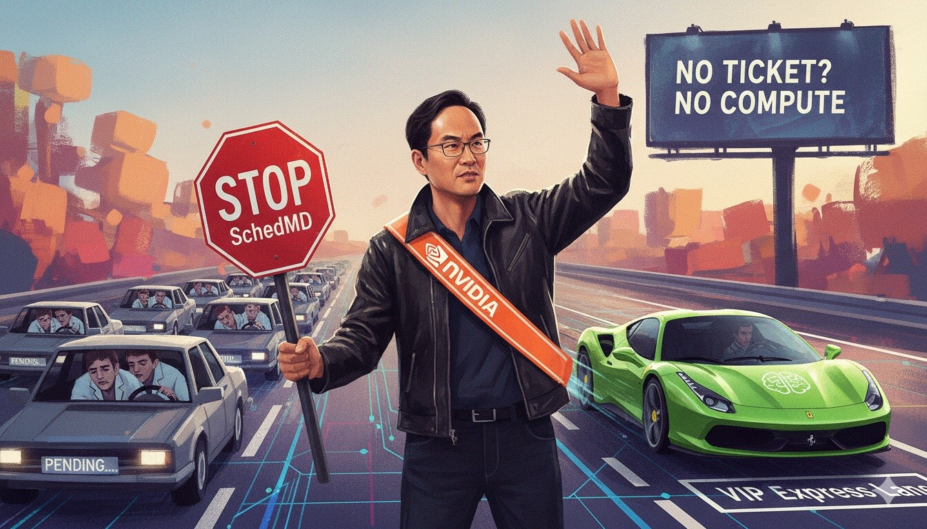 Featured image for nvidia poglotila kompaniyu razrabotchika sistemy upravleniya zadaniyami slurm