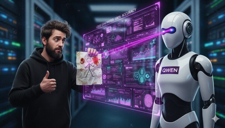 Featured image for qwen image i2l model kotoraya generiruet adaptery lora iz izobrazhenij za odin prohod