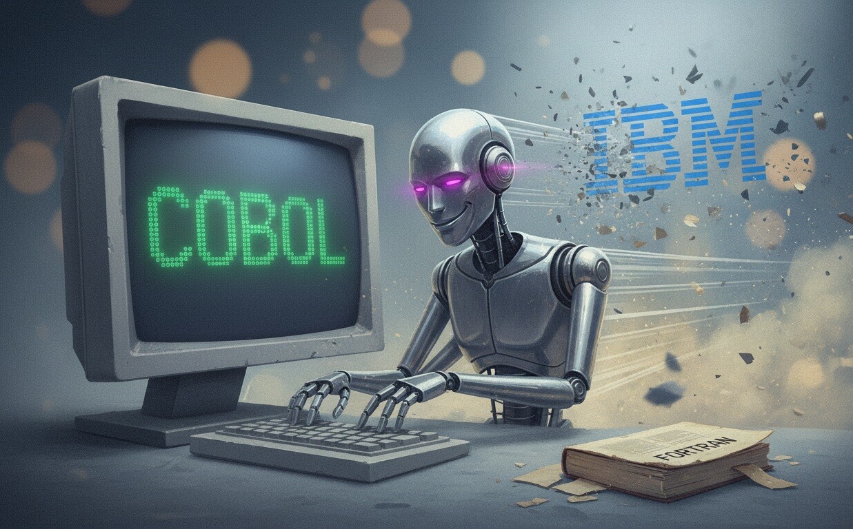 Featured image for claude code teper ponimaet yazyk cobol eto obrushilo aktsii ibm do minimuma za 25 let