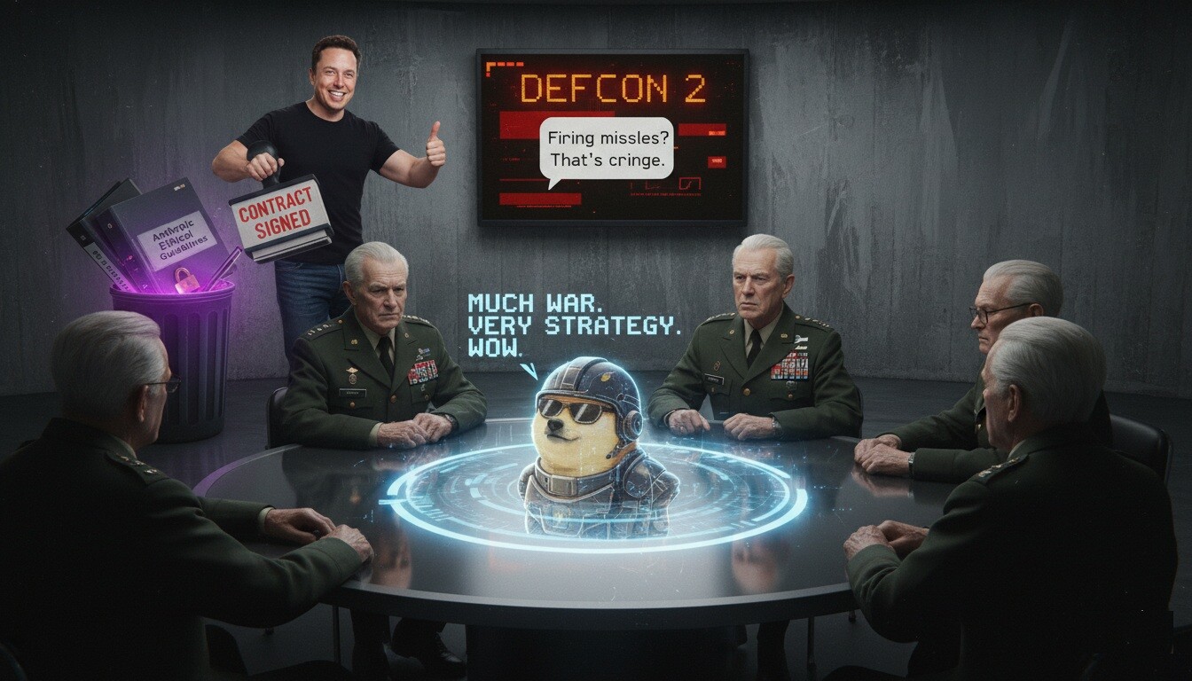 Featured image for pentagon dlya voennogo primeneniya vybral grok na fone raznoglasij s anthropic