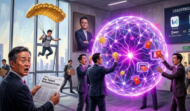 Featured image for alibaba reorganizuet komandu qwen kadrovaya turbulentnost na fone gonki za agi