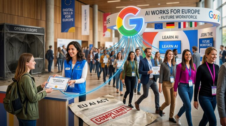 Featured image for google zapuskaet obrazovatelnuyu initsiativu ai works dlya evropy