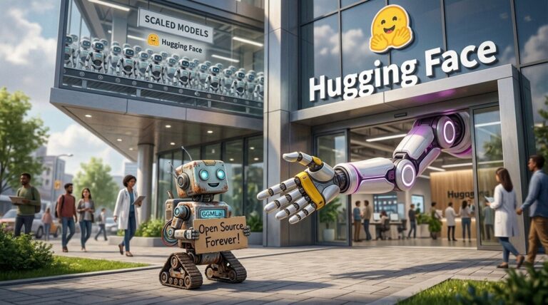 Featured image for hugging face integriruet llama cpp lokalnyj ii vyhodit iz garazhnogo startapa