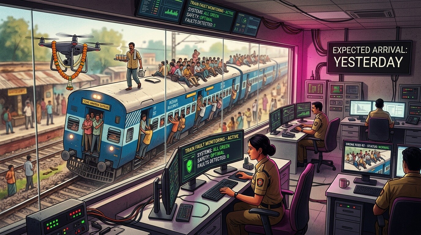 Featured image for indijskie zheleznye dorogi aktivno vnedryayut ii dlya monitoringa infrastruktury