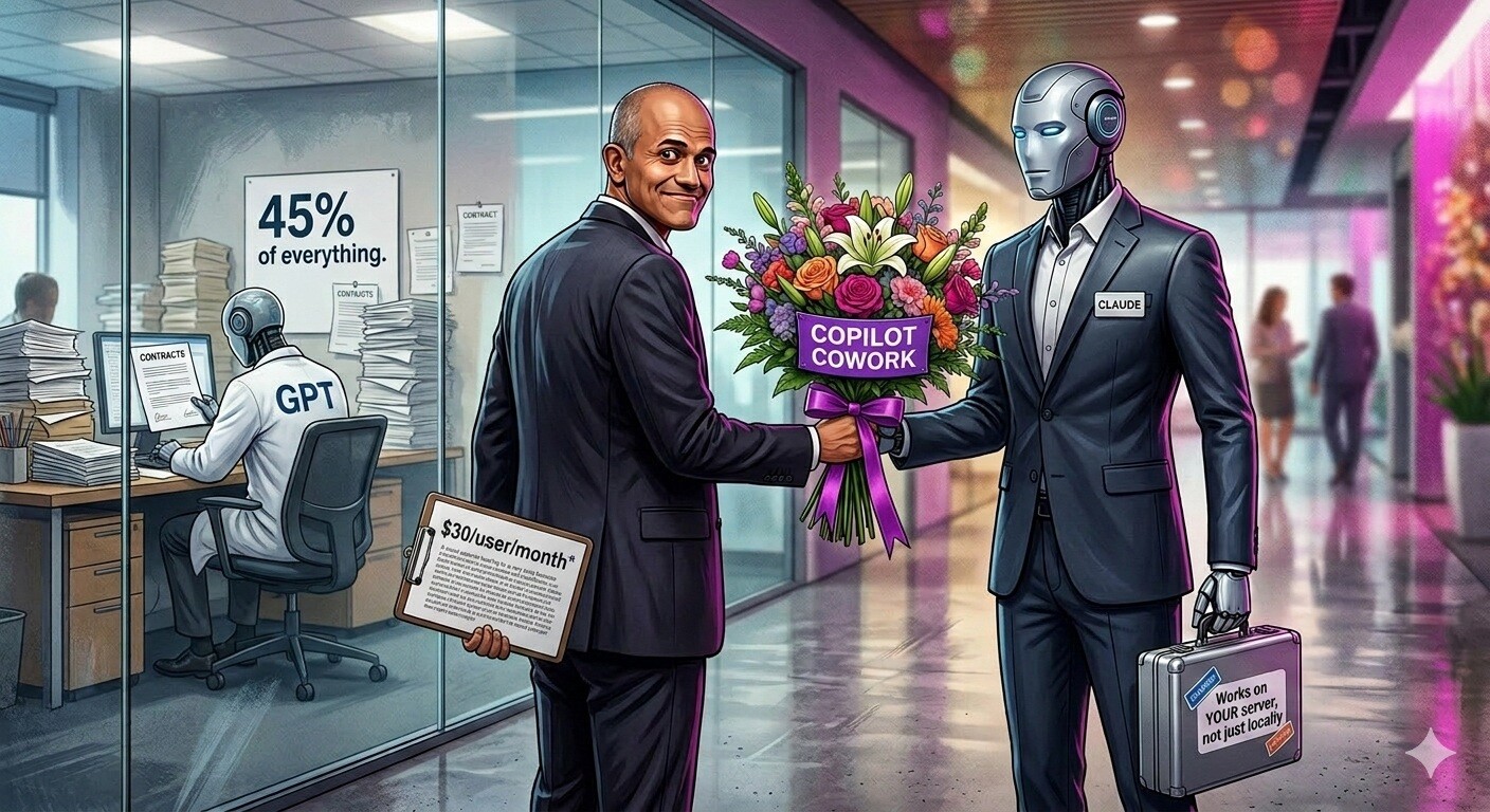 Featured image for microsoft integriruet claude cowork v assistenta copilot