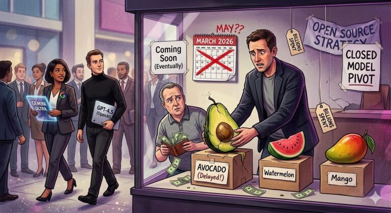 Featured image for novaya llm ot meta avocado otkladyvaetsya iz za otstavaniya ot konkurentov