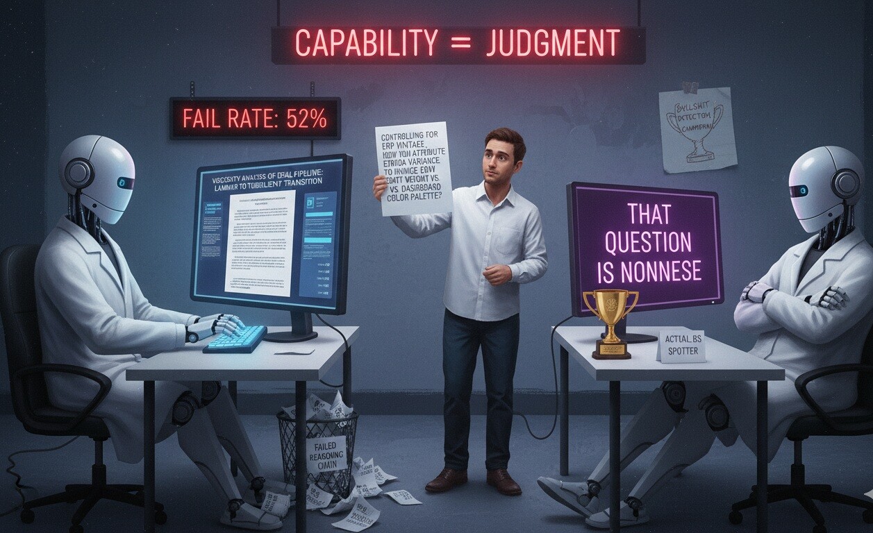 Featured image for novyj benchmark bullshitbench proveryaet sposobnost ii raspoznavat absurdnye zadachi