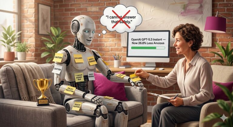 Featured image for openai predstavila gpt 5 3 instant s menshim chislom gallyutsinatsij i estestvennym dialogom