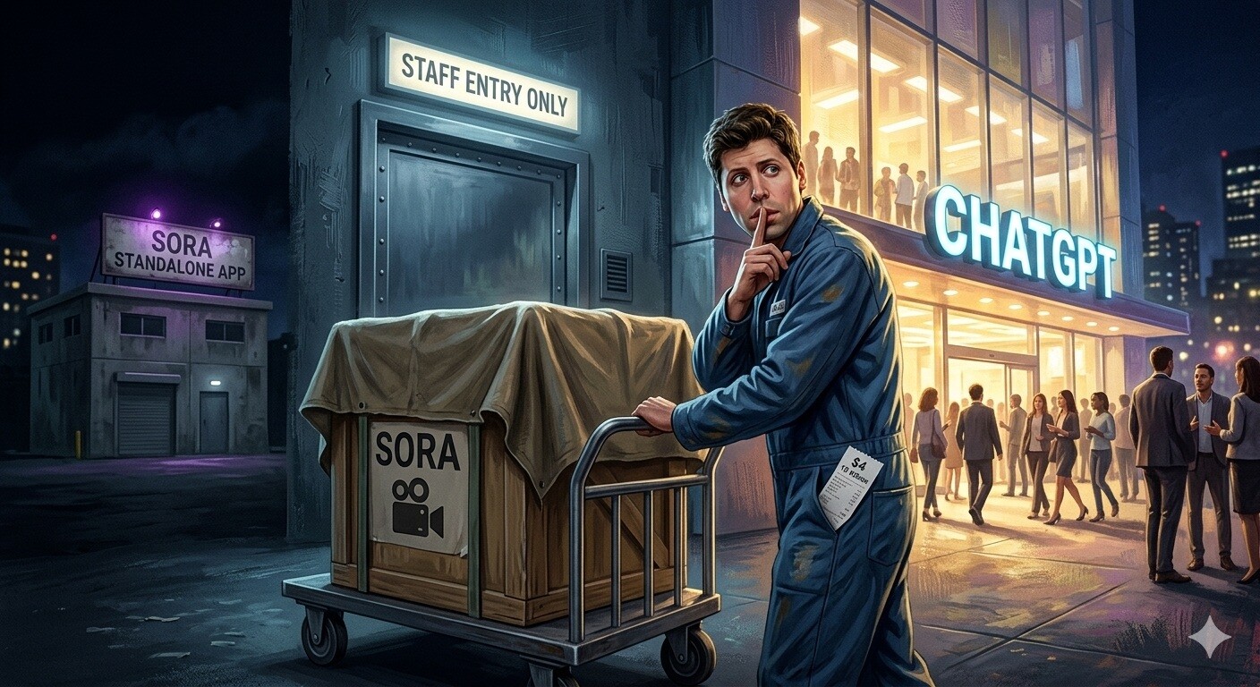 Featured image for openai vstroit servis po generatsii video sora v chatgpt radi uderzhaniya auditorii