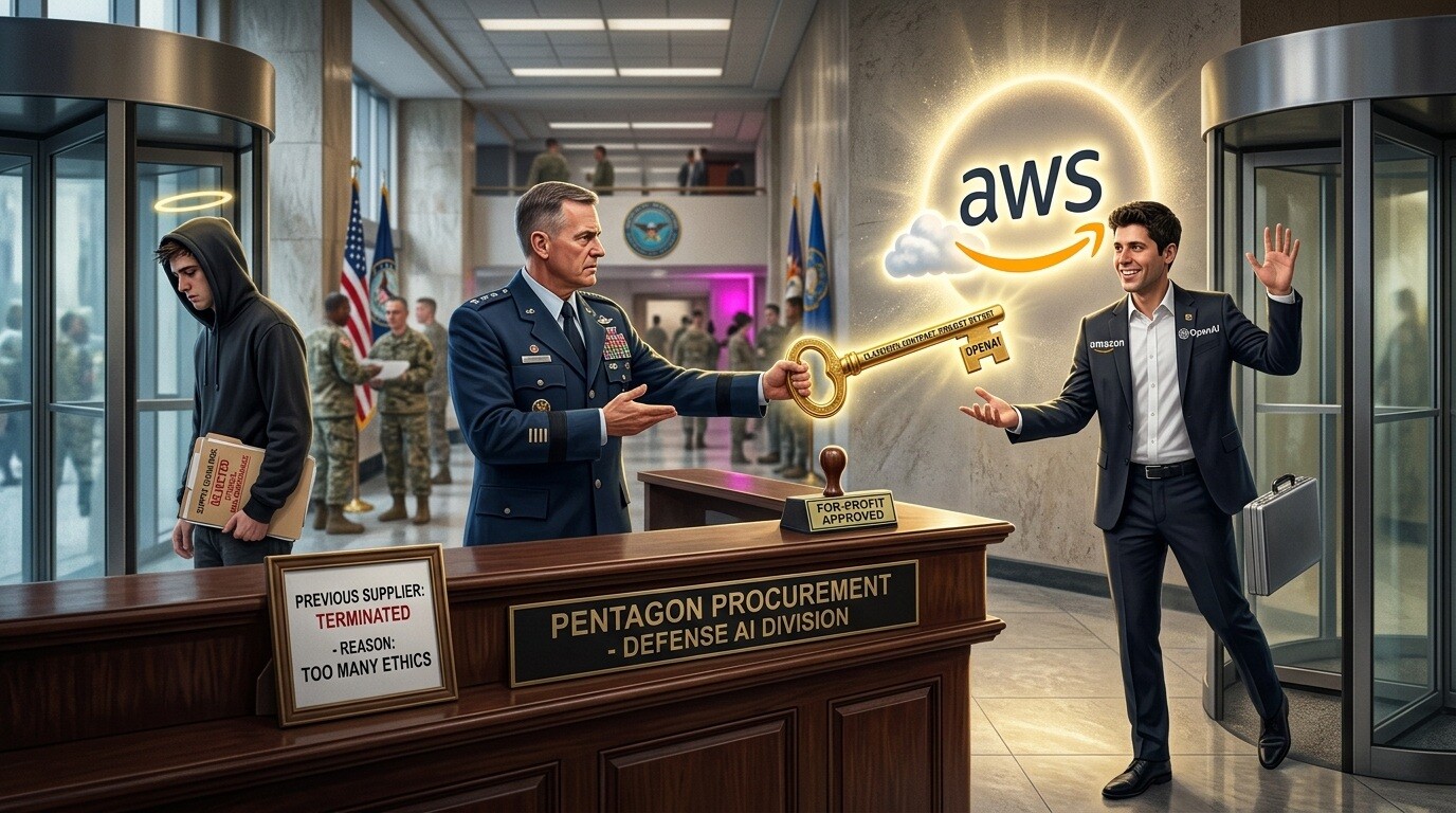 Featured image for openai vyhodit na rynok oboronnyh zakazov ssha cherez oblachnuyu infrastrukturu amazon