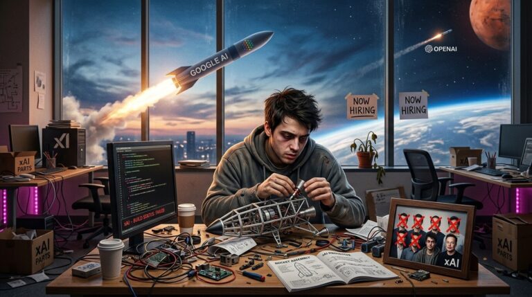 Featured image for posle restrukturizatsii kompanii xai planiruet dognat liderov rynka ii uzhe v 2026 godu