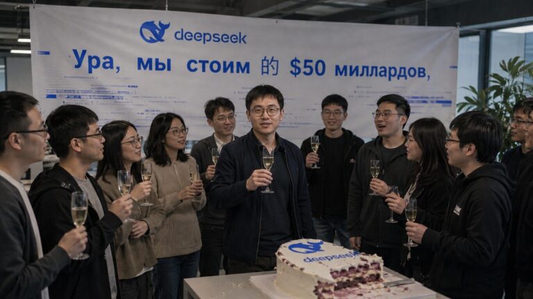 Featured image for deepseek privlekla pervye investitsii v 7 4 mlrd pri otsenke v 50 mlrd