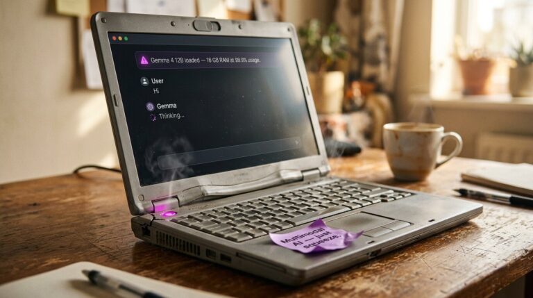 Featured image for novuyu ii model google gemma 4 12b udalos zapustit lokalno na obychnom noutbuke