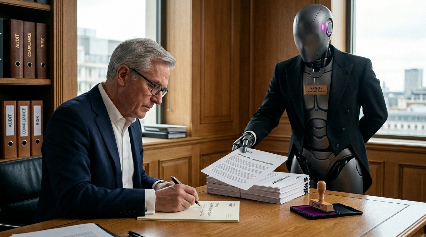 Featured image for v otchete kpmg o vnedrenii ii nashli dannye polnostyu pridumannye ii