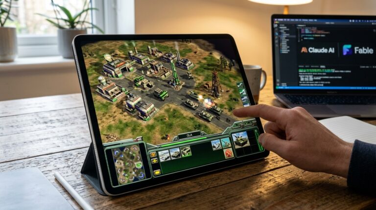 Featured image for claude code i fable 5 portirovali klassicheskuyu command 038 conquer na ios za neskolko chasov