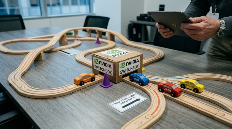 Featured image for nvidia zapuskaet biblioteku nemo switchyard dlya marshrutizatsii ii agentov