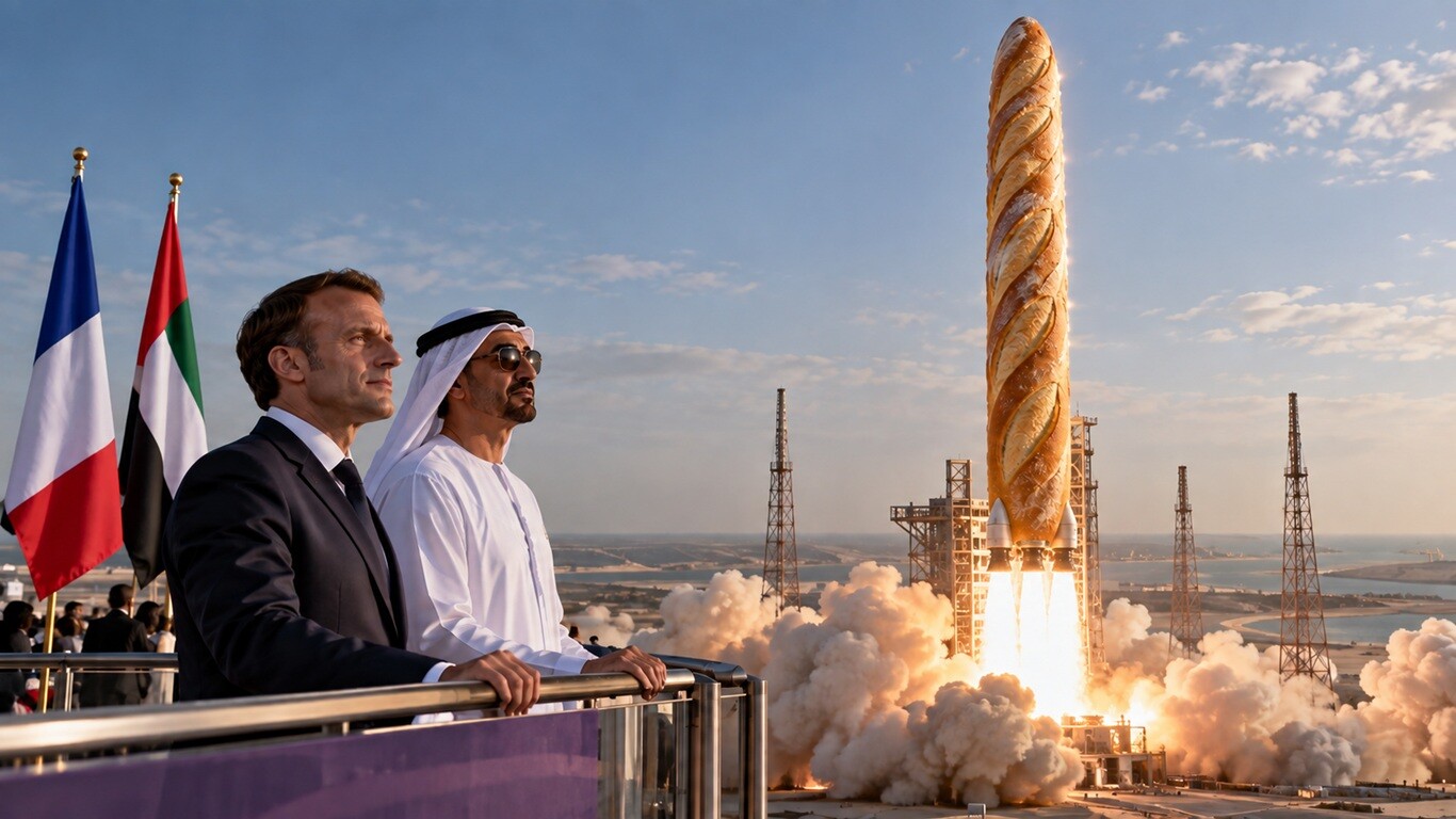 Featured image for evropa i oae investiruyut 1 mlrd v sozdanie orbitalnogo ii haba na baze mistral ai