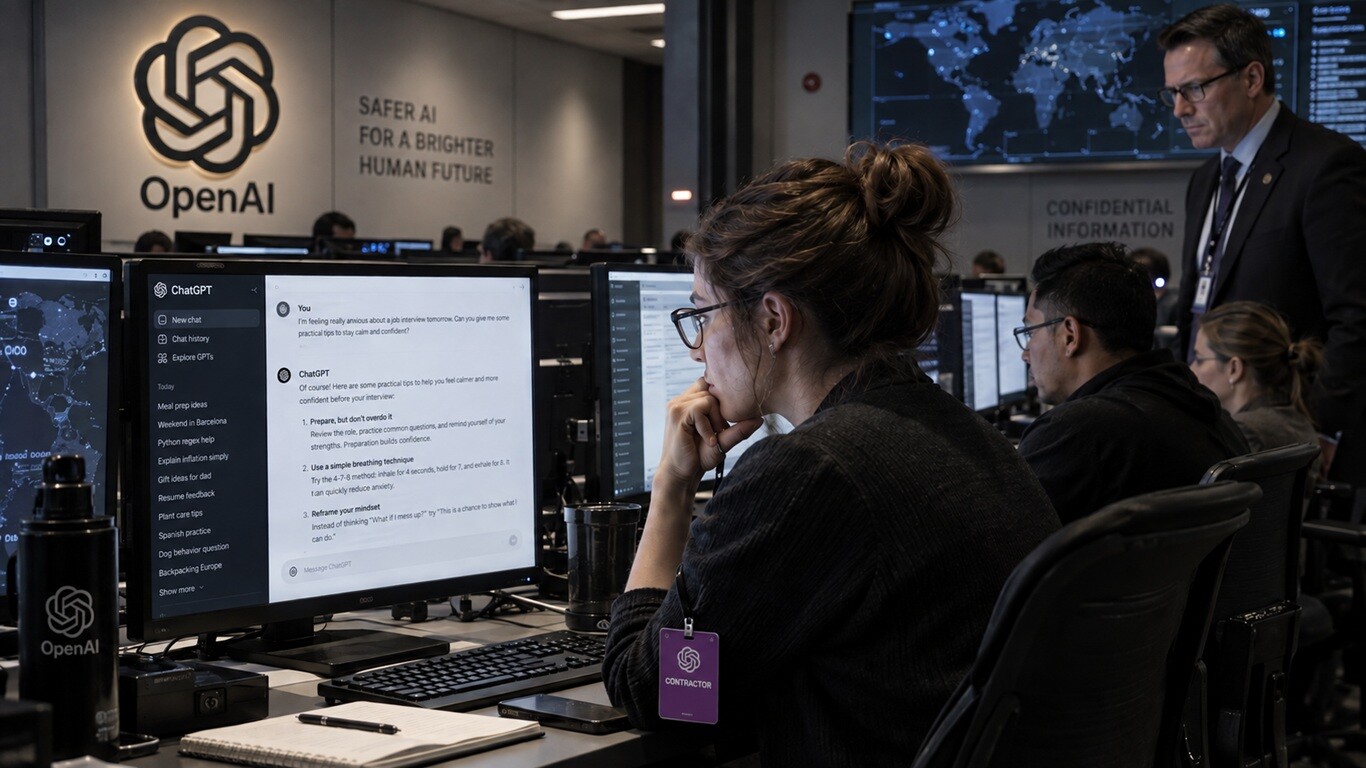 Featured image for openai nanimaet sotni sotrudnikov kotorye chitayut i analiziruyut dialogi v chatgpt