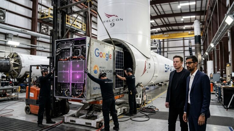 Featured image for proekt google suncatcher 1 oktyabrya zapustit v kosmos sputnik s prototipom data tsentra