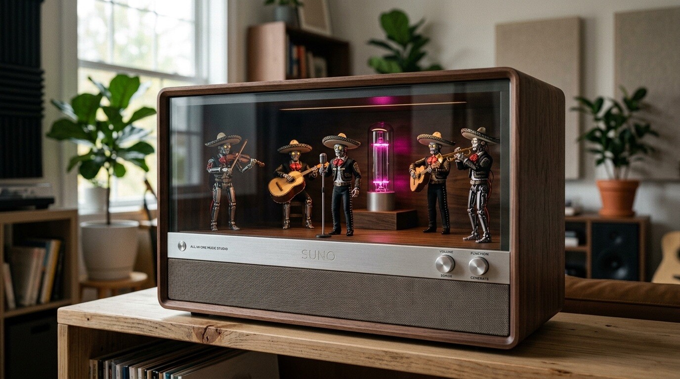 Featured image for suno vypuskaet novuyu model generatsii muzyki v6 s podderzhkoj mejdzhor lejblov