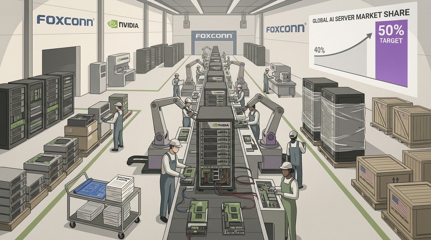 Featured image for foxconn rasschityvaet dovesti dolyu na mirovom rynke ii serverov do 50